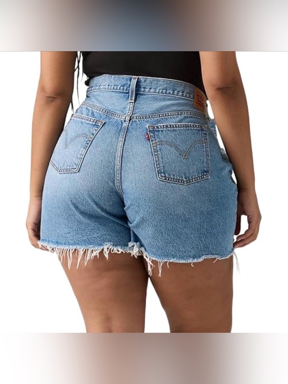 Levi's High Rise Denim Shorts
